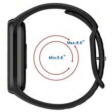 Einfarbiger Silikon-Sportarmband kompatibel mit Xiaomi Band 10 9 8, Ersatz-Armband mit Schmetterlingsverschluss, atmungsaktiv und langanhaltend für Laufen, Schwimmen und den täglichen Gebrauch