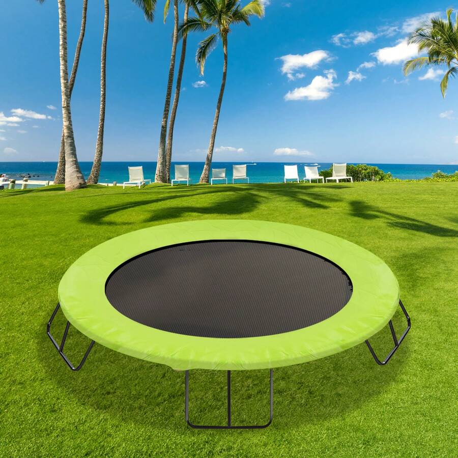 Rainaut Trampoline Pad, Trampoline Replacement Safety Pad, Trampoline Edge Cover Springs Protection Pad For Trampoline Facilities In Family Courtyards, Indoor Play Areas, Parks, Outdoor Amusement Parks, Kindergartens - Green - View 1