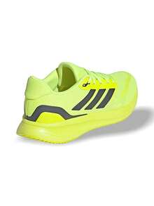 Adidas 阿迪达斯男子跑步鞋轻便缓震透气网眼减震防滑厚底亲肤色块标志易穿脱跑步健身日常旅行街头蓝/黑/浅蓝 IE8817 - 綠色 - 查看 5