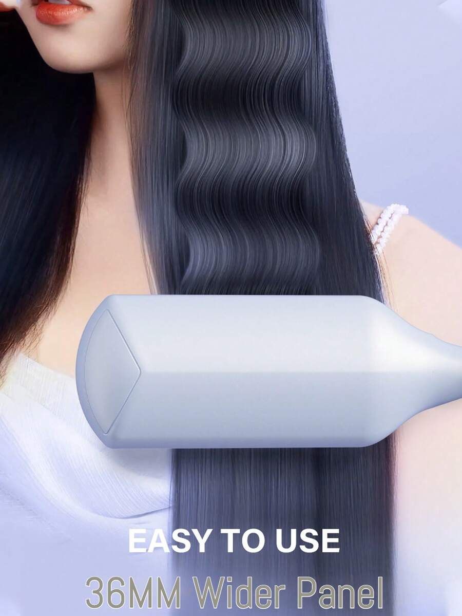 PinkSings 3 Barris Ferro de Ondular em Formato de W, Modelador de Cabelo Ondulado Iônico de 32mm com 3 Barris Cerâmicos, 4 Temperaturas Ajustáveis, Anti-Queimadura, Modelador de Cabelo de Aquecimento Rápido para Ondas Largas e Profundas