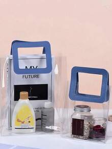 10/5 pièces - Sac cadeau en PVC transparent épaissi, boîte à bonbons de mariage, sac cadeau, sac à lunch, sac cadeau de Noël, sac cadeau de la Saint-Valentin, sac cadeau de mariage, sac cadeau de demoiselle d'honneur, sac de magasin de bijoux, sac cadeau de demoiselle d'honneur, sac d'emballage cadeau, sac de shopping de vêtements, sac à main mignon, sac à main