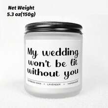 Wedding Gift Creativity, Suitable For Bridesmaids, Chief Bridesmaids, Proposal Groomsmen, Guests, Best Friends, Engagement, Bachelor Parties, Bridal Gift Parties And Other Occasions. Cute, Friendly, Novel, Interesting And Unique Small Gifts, Essential Items, Scented Candles, Festival, Holiday, Autumn And Winter, Holiday, Festival, Room Decoration, Birthday, Graduation Gifts - Multicolor - View 12