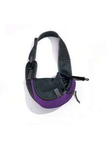 1pc Pet Hammock Carrier, Breathable Mesh Travel Tote Bag, Suitable For Cats & Small Dogs, Lightweight Portable Gear With Airline-Grade Breathable Material