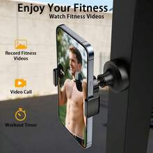 手机支架兼容 、Android 手机，适合生日、家人、朋友的礼物 - 黑色 - 查看 9