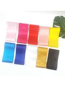1pc Customized Text Satin Ribbon, Personalized Slogan Ribbon, Customized Birthday Ribbon, Can Be Customized For Single Party Ribbon, Ideal Gift For Him, Ideal Graduation Gift For Her - Multicolor - View 4