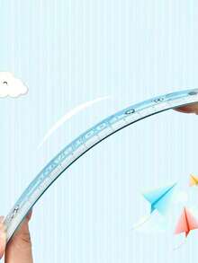 1pc High-Quality Acrylic Cartoon Football & Basketball Student Stationery Ruler