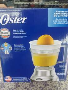 accesorio Oster para Exprimidor de cítricos para licuadoras Oster, compatible con la mayoría de licuadoras Oster, excepto la serie xpert , jarra de 750ml - Blanco - Ver 9