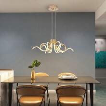 1pc Modern Luxury Gold-Plated Flower LED Color-Changing Crystal Lamp For Living Room, Bedroom, Dining Room, Hotel, No Switch, No Remote Control - Multicolor - View 8