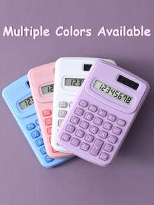 迷你便携式科学计算器/会计袖珍计算器，外观可爱，色彩鲜艳，专为学生设计，开学季必备 - 均碼 - 查看 2