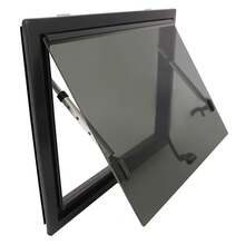 RV Caravan Camper Van Push Out Window RV Window RV Push Out Window - Black and White - View 2