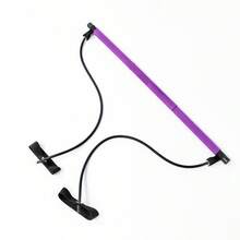 Lila Pilates Stab für Fitness im Innenbereich