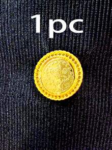 2pcS Bohemian Style Coin Brooch, Cheongsam Pendant With Small Ornaments, Female Lapel Button Ancient Style. - Butterfly - View 7