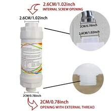 1 pieza Filtro de agua para grifo de cocina blanco, filtro de grifo de cocina doméstico que elimina eficazmente las impurezas para beber directamente y es confiable