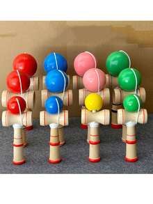 1pc Professional Kendama Skill Ball, Suitable For Adults To Play Outdoors In Parks, Squares, Or Gatherings With Friends. Interesting Balance Toss Game, Great Gift For Friends, Parties, Or Birthdays (The Small Size Is Really Small, Please Order Carefully)