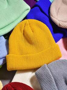 Sombrero de cubo de punto, gorra de punto casual para hombres, atuendo de otoño/invierno, verano, playa, vacaciones - A - Ver 6