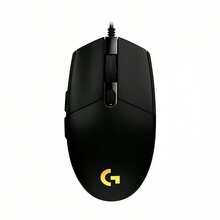 Logitech Ratón gaming con cable G102 con iluminación RGB de colores y efectos personalizables. Diseño ligero para jugadores con manos pequeñas y medianas. - Negro - Ver 1