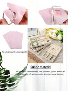 7 pièces Plateau de bijoux en velours beige - avec doublure intérieure douce - Plateau d'affichage rectangulaire multicouche, Présentoir de rangement de bijoux empilable en velours de couleur beige, Plateau de bijoux en matériau velours, Boîte de rangement de bureau rectangulaire à plusieurs compartiments, Empilable, Boîte de rangement de type tiroir pour boucles d'oreilles, bagues, colliers, bracelets et épingles