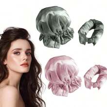 1 件/3 件卷发器，缎面无热卷发器，发带卷发器和热卷发器，弹性、柔软、耐用，适合睡觉 - 捲髮棒 - 查看 2