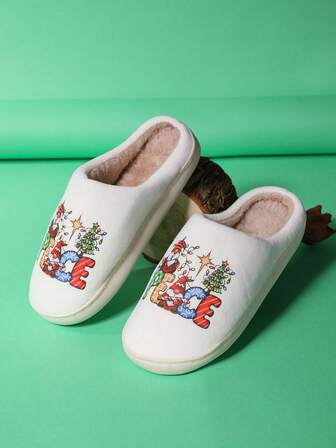 Men's Slippers, Unisex Slippers, Indoor Home Slippers, Warm Couple Slippers In Dual Sizes