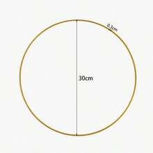 10-40cm Metal Floral Hoop Circle Rings Frame DIY Wreath Flowers Garland Hanging Ornaments Spring Wedding Party Decoration Supplies