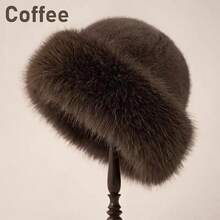 Elegant Women's Faux Fur Winter Hat, Luxurious Thickened Mongolian Style Outdoor Warm Hat - Comfortable Fluffy Ear Protection Design, Lightweight Elastic, Perfect Gift For Family And Friends In Christmas And New Year - Multicolor - View 8