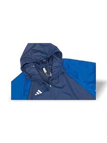 Áo khoác thể thao Adidas nam nhẹ, nhanh khô, thoáng khí, mềm mại, co giãn vừa vặn, độ đàn hồi tốt, dễ vệ sinh, cổ tay áo co giãn, logo thể thao, phòng tập thể dục, trường học chạy bộ, du lịch hàng ngày, màu xanh navy HK7657 - Hải quân - Xem 3