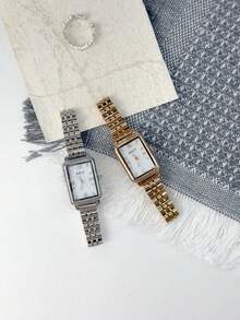 Reloj de mujer de cuarzo con esfera de nácar, regalo para cumpleaños, Navidad, Año Nuevo