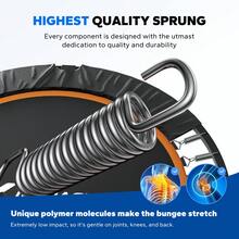 MERACH 40cm/48cm Rebounder Mini Trampoline Adult, Fitness Trampolines Max Load 150KG With Adjustable Handle, Suitable Rebounder For Adults Outdoor Workout - 40'' - Include Handle - View 3