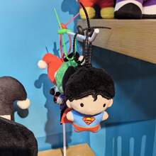 Justice League 9cm Soft Plush Keychain Justice League Batman Superman Harley Quinn Joker Cute Cartoon Movie Dolls Creative Christmas Gifts