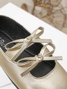 Bailarinas de tipo Mary Jane para niñas - Dorado - Ver 6