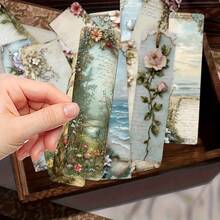 "Private Landscape Collection" 30 Vintage Etching Bookmarks | Printed On Imported Specialty Paper | High-End Reading Markers/Gift Decorations | Artistic Collectible Bookmarks