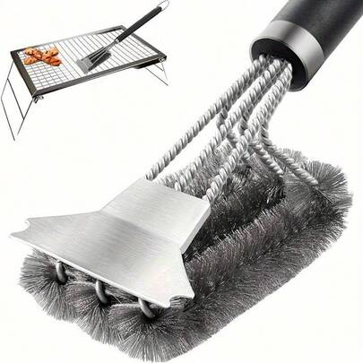 Grillbürste, Grillreinigungsbürste, Ofengrill-Reinigungsbürste, Grillzubehör für den Außenbereich