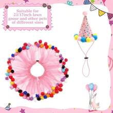 Disfraz de ganso para el porche, conjunto grande de ganso blanco que incluye vestido, sombrero y falda de tutú, decoración de arte para el ganso del porche, estatua de ganso para el jardín, adecuado para fiestas de cumpleaños, reuniones familiares, Halloween, Navidad, Acción de Gracias, decoración diaria del hogar, disfraz de mascota, decoraciones navideñas, decoración de habitación, decoraciones navideñas de invierno, regalos de Navidad, decoración navideña