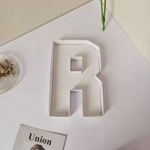 1pc 0-9 Numeric Shaped Reusable Dessert Display Plate, 26 Alphabet A-Z Shaped Tray, Suitable For Filling With Sweets, Cakes, Chocolates, Fruits, Ideal For Graduation Ceremony, Birthday Party, Bachelor Party, Wedding Anniversary, Various Holiday Table Decor