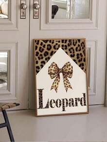 1Pc Preppy Cheetah Leopard Prints Posters Cheetah Room Decor Y2K Wall Art,Teen Girls Room College Dorm Apartment Decorations For Living Room Bedroom Bathroom Office And Other Home Decoration, Unframed - Multicolor - View 17