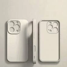 VRNOEI 新款镜头保护手机壳，兼容 16/15/11/14/13/12/17 Pro Max，兼容 17 Air/16/14/15 Plus，防震后盖 - 米色 - 查看 25