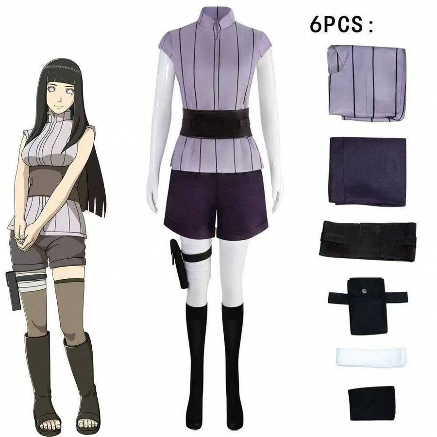 Set completo di costumi di cosplay di Uchiha Sasuke di Shippuden, per esibizioni di anime e giochi di ruolo