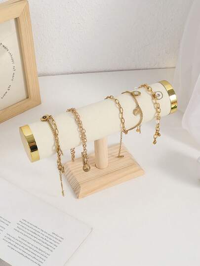 1 pièce Support d'affichage de bijoux haut de gamme, convient pour les stands de marché aux puces, peut afficher de petits accessoires, montres, bracelets, utilisation polyvalente, idéal pour les cadeaux de fête et d'anniversaire