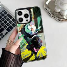 EPC E-Edgerunners Cartoon C- Cyberpunk Phone Case IMD Phone Case Cover Compatible With  16 15 14 13 12 11 Pro Max Plus Color Silver Cover Cover Compatible With  17 Case,  17 Pro Case,  17 Pro Max Case - Z2 - Visualizzare 5