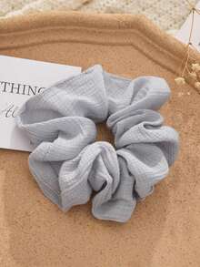 7/1pc Retro Minimalist Fashion Elegant Solid Color Elastic Hair Tie, Versatile Scrunchie For Women ,Ponytail Holders ,Hair Elastics ,Hair Rubber Bands ,Scrunchies ,Hair Rope