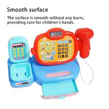 Kids Cash Register For Preschool, Pretend Play Shopping Store Playset, Cash Register Learning Toy, Pretend To Run A Shop, Develops Early Math Skills Learning Toys, Includes Toy Credit Card And Play Money