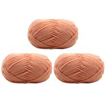 3pcs/(140-150g) 4-Ply Milk Yarn, Soft Crochet Knitting Yarn, Approx. 45g/Pc, For DIY Handmade Blankets, Sweaters, Scarves, Shawls, Suitable For All Seasons - Multicolor - View 19