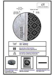 70x120 Cm Non-Slip Bathroom Mat – 100% Polyester | Soft, Absorbent & Quick Dry | Made In Turkey - Light Grey - View 2