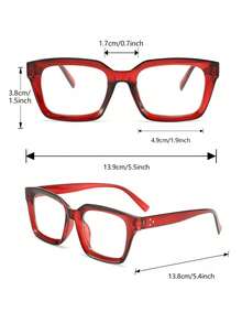 4pcs Multicolor Geometric Full Frame Personalized Ins Style Modern Simple Style Women Clear Glasses For Holiday Gift Daily Life Family Outings Street-Photography Festival Outfit Office Outfit Appointment Outfits Suitable For All Face Shapes