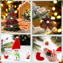 330 Stück/110 Stück bunte verdrehbare Pfeifenreiniger Stäbe, festliche glänzende Metalldraht für Weihnachten, DIY Bastelmaterialien für Zuhause, Küche und Partydekorationen - Verschiedenfarbig - Übersicht 9