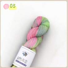 1 pièce - 100g, Fil teint à la main, Fil à changement progressif et ombré, Fil doux et coloré (Convient pour le tissage d'écharpes, de couvertures, de pulls, de chapeaux, de gants, de chaussettes)