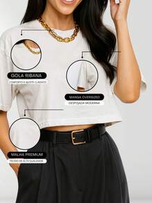 Oversized Women's Cropped - D00 - Off - View 3