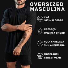Men's Plain Oversized T-Shirt – Premium Cotton, Comfort, Style, Streetwear, Casual, High Quality - trắng - Xem 2