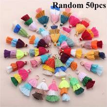 10/20/30/50/100 件/批 25 毫米彩色流苏吊坠，适合 DIY 珠宝耳环制作 - 彩色 - 查看 18