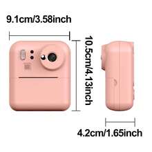 Instant Printing Of Children's Cameras,Instant Digital Video Cameras For Children,Christmas And New Year Gifts For Girls And Boys Aged 3-12,Portable Toys For Cameras For Children Aged 3,4,5,6,7,8,9 And 10,With Individual Items And Camera Sets For Everyone To Choose From